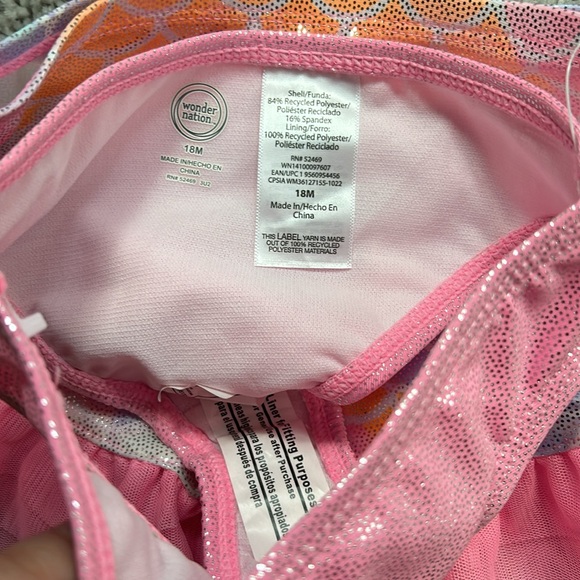 Mermaid 3 piece bathing suit - Picture 2 of 3